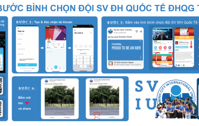 BÌNH CHỌN ĐỘI THI SV 2020 TRƯỜNG ĐẠI HỌC QUỐC TẾ – ĐHQG TPHCM