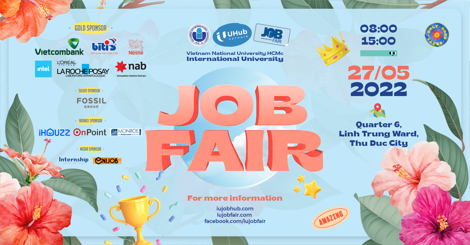 NGÀY HỘI VIỆC LÀM JOB FAIR NĂM 2022 CỦA TRƯỜNG ĐẠI HỌC QUỐC TẾ