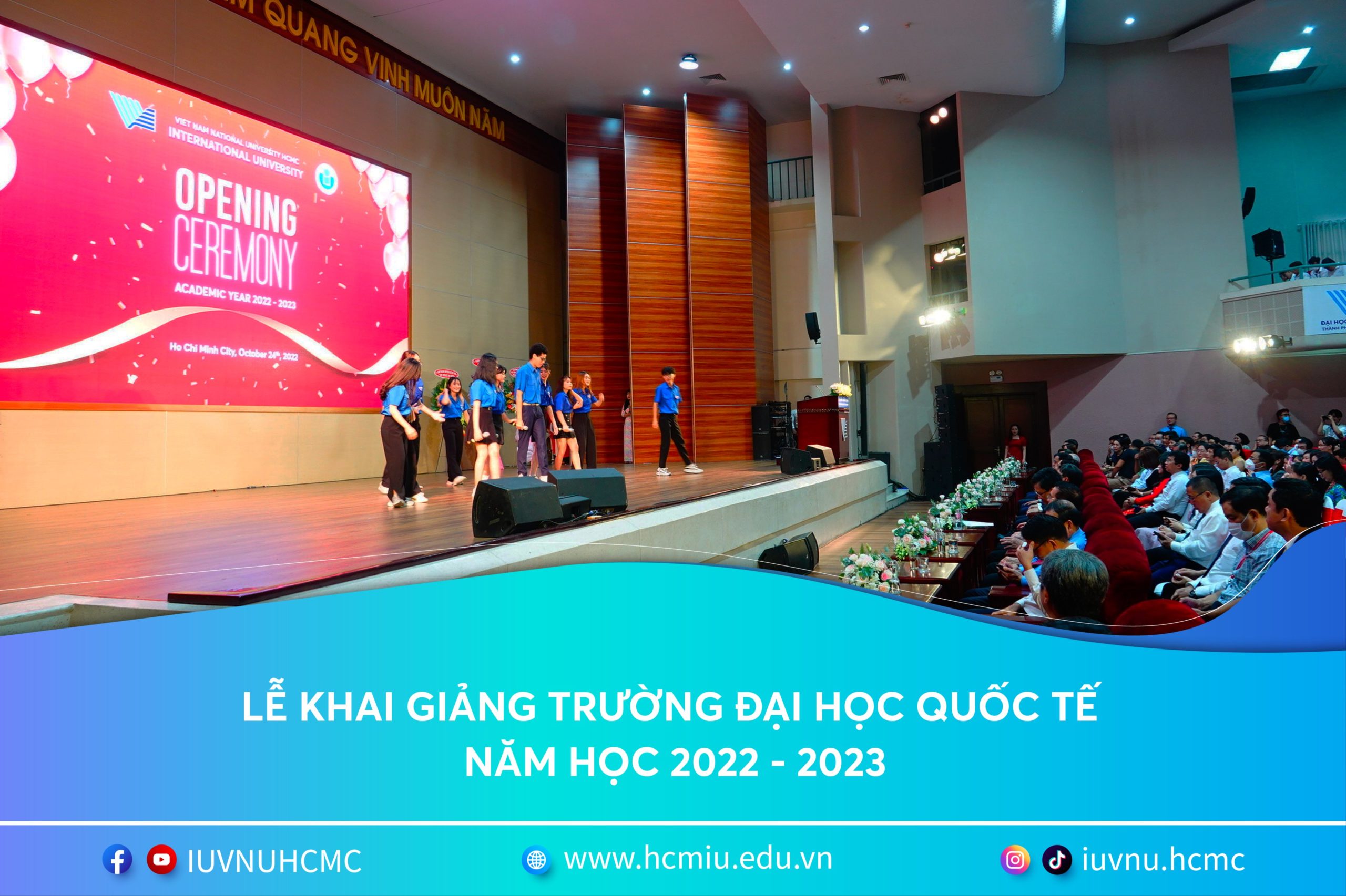 GẦN 2300 TÂN SINH VIÊN TRƯỜNG ĐHQT ĐÓN CHÀO NĂM HỌC MỚI 2022-2023