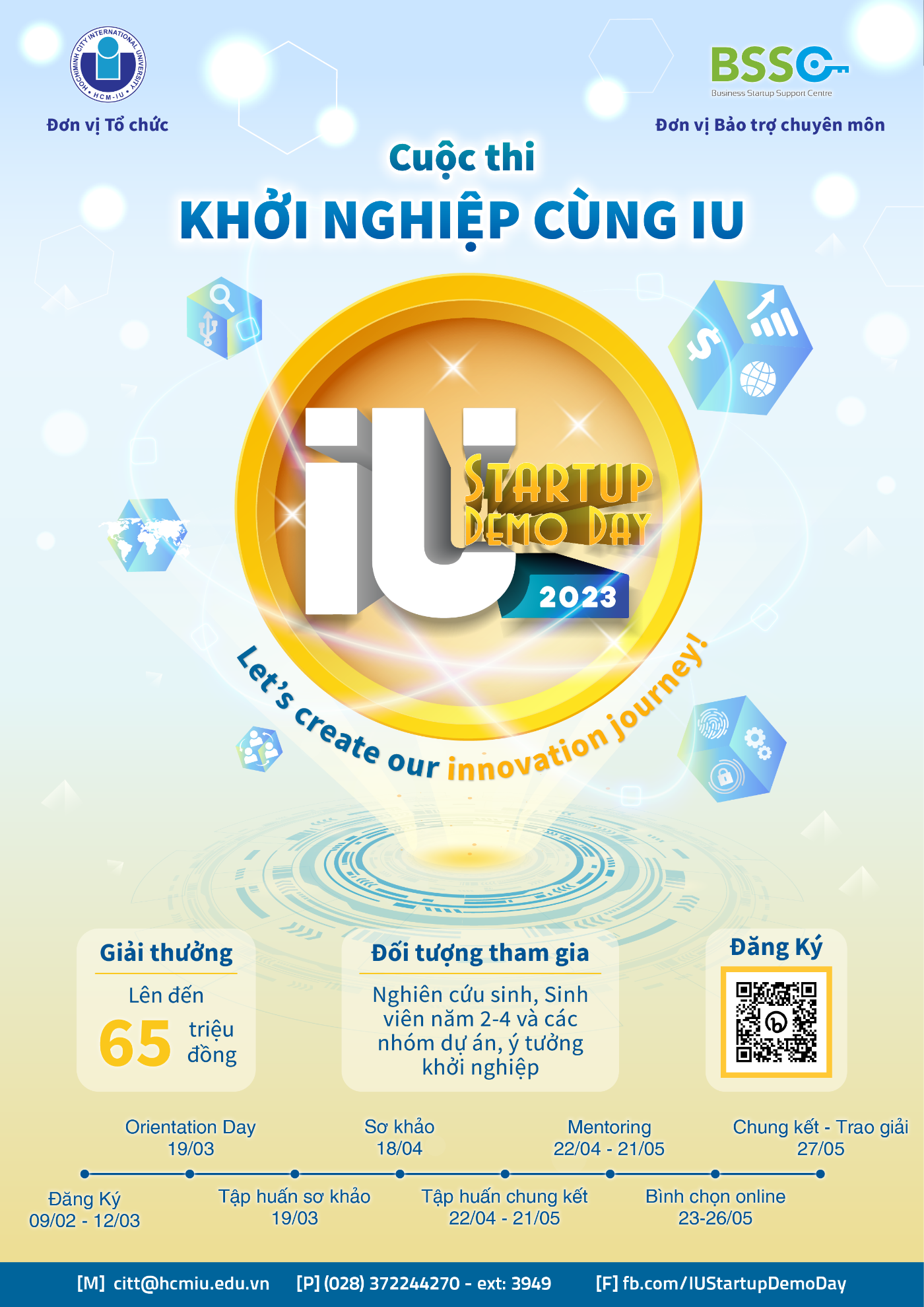 TRƯỜNG ĐẠI HỌC QUỐC TẾ PHÁT ĐỘNG CUỘC THI KHỞI NGHIỆP CÙNG IU – “IU STARTUP DEMO DAY 2023”