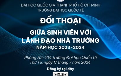 ĐỐI THOẠI GIỮA SINH VIÊN VỚI LÃNH ĐẠO NHÀ TRƯỜNG NĂM HỌC 2023 – 2024