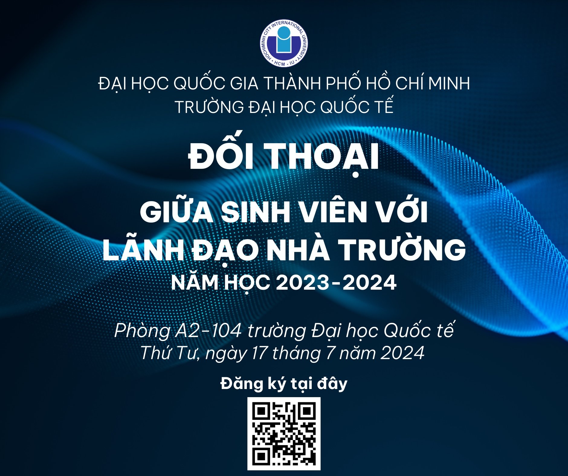 ĐỐI THOẠI GIỮA SINH VIÊN VỚI LÃNH ĐẠO NHÀ TRƯỜNG NĂM HỌC 2023 – 2024